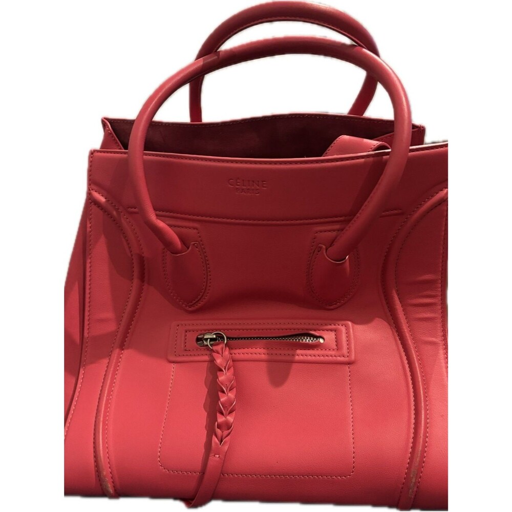 Phantom Inspired Vintage Hot Pink Leather Tote Bag